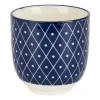 Cup blue print - diamonds - 150 ml