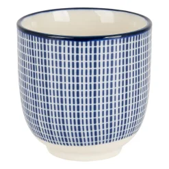 Cup blue print - stripes - 150 ml