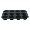 Cupcakevorm siliconen - grijs - 33x25x3 cm