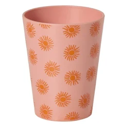 Cup zonnetjes - roze/oranje - 340 ml