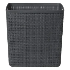 Curver jute opbergmand cube - 17 liter - grijs