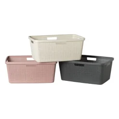 Curver jute wasmand - 46 liter - beige