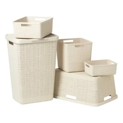 Curver jute wasmand - 46 liter - beige
