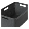 Curver jute wasmand - 46 liter - grijs