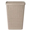 Curver jute wasmand met deksel - 58 liter - bruin
