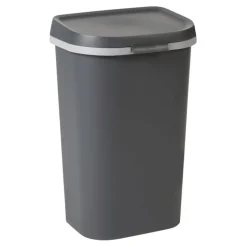 Curver prullenbak mistral flat - grijs - 50 liter