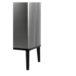 Curver prullenbak Verto - grijs/zwart - 54 liter