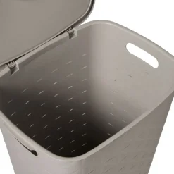 Curver wasmand fresh met deksel - 56 liter - taupe