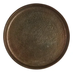Decoratieplateau - antiek goud - ø25 cm