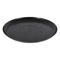Decoratieplateau - zwart - ø34 cm