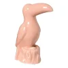 Decoratie toekan - groen/roze - 16.5x11.5x6.5 cm - diverse varianten