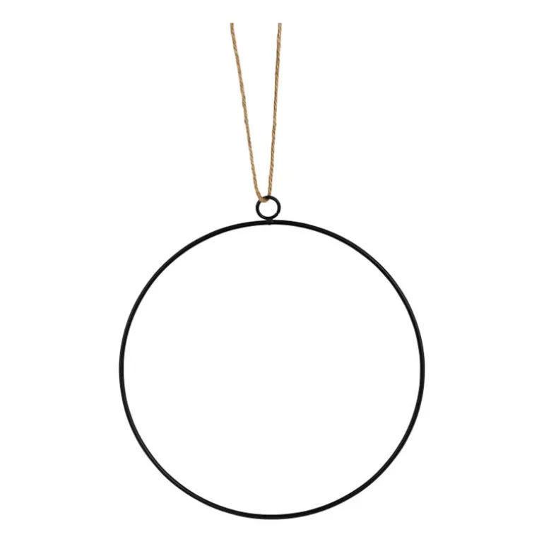 Deco ring metaal - ø35 cm