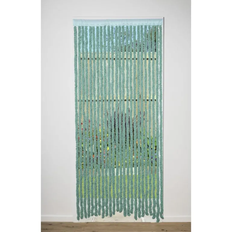 Deurgordijn fluffy - groen - 90x200 cm