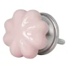 Deurknopje pompoen - roze - ø3.5 cm