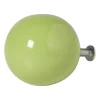 Deurknopje rond - groen - ø3.3x3.5 cm