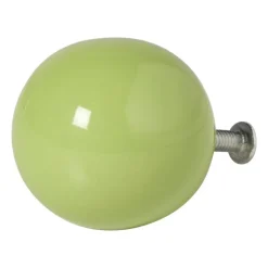 Deurknopje rond - groen - ø3.3x3.5 cm