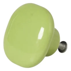 Deurknopje vierkant - groen - 3.8x3.8x2.7 cm