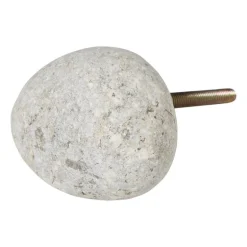 Deurknop steen - naturel - ø5 cm