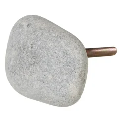 Deurknop steen - naturel - ø5 cm