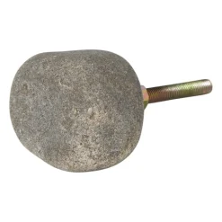 Deurknop steen - naturel - ø5 cm