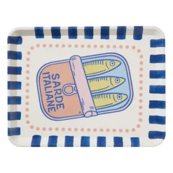 Dienblad sardientjes - multikleur - 2.2x40x29 cm