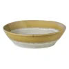 Diep bord roots - oker - ø20x5.4 cm