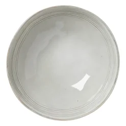 Diep bord Toscane - grijs - 19 cm
