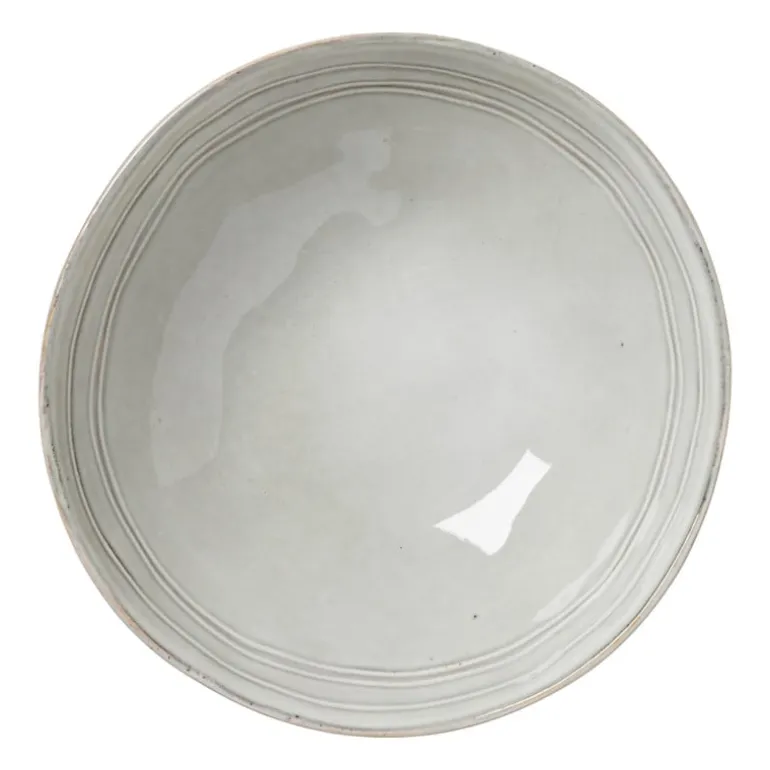 Diep bord Toscane - grijs - 19 cm