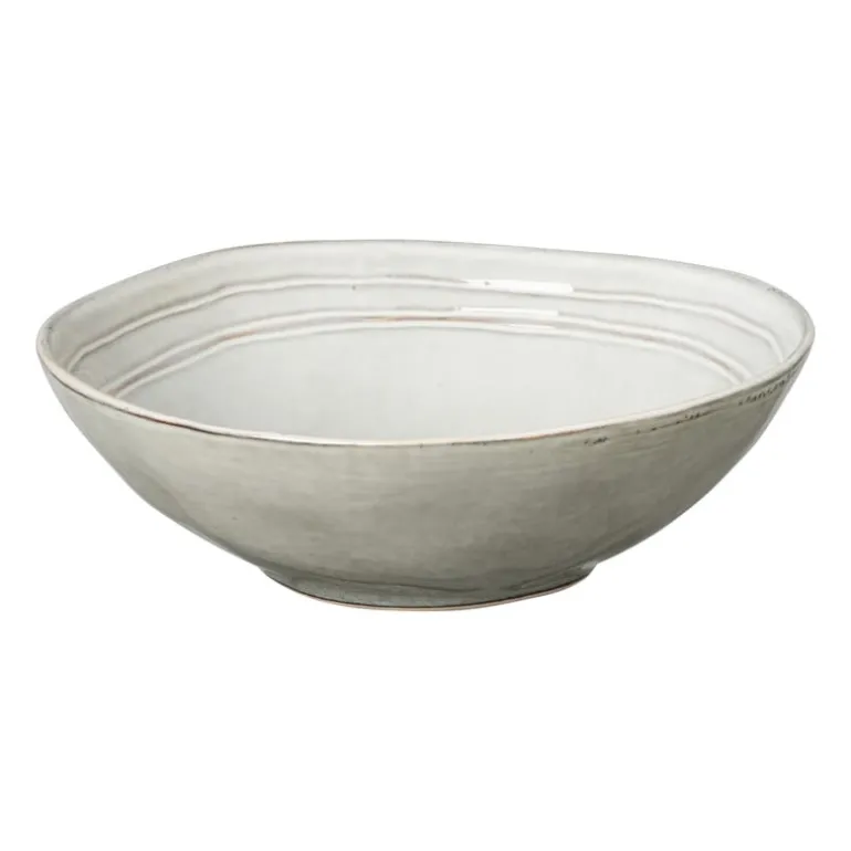 Diep bord Toscane - grijs - 19 cm