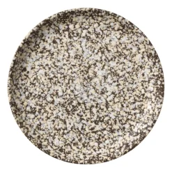 Dinerbord olivo - bruin - ø25.5x2.8 cm