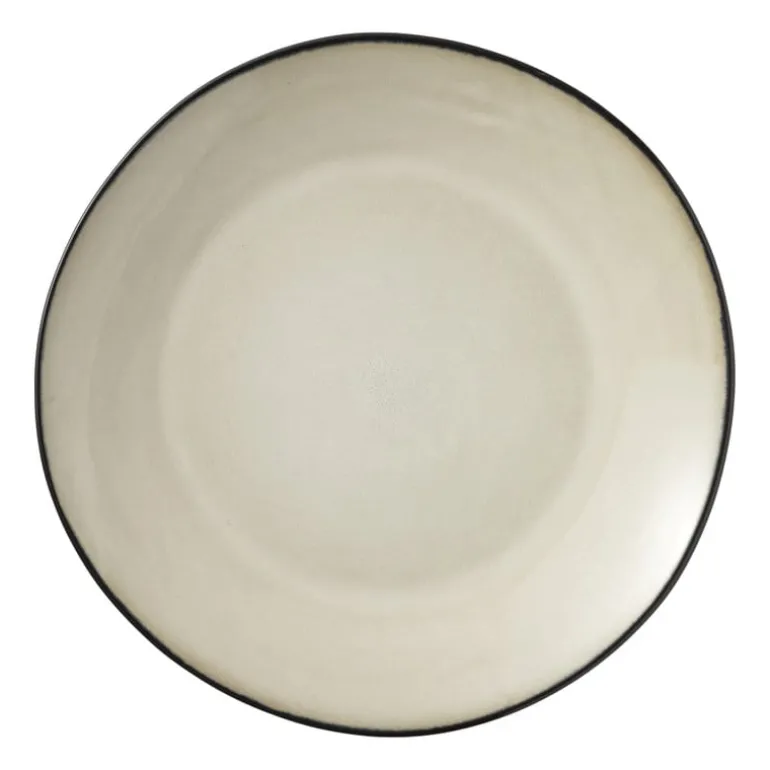 Dinerbord Roots - beige - ø27.5x3 cm