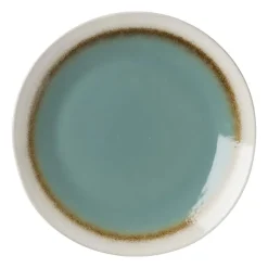 Dinerbord Roots - turquoise - ø27.5x3 cm