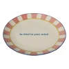 Dinerbord - roze - ø25.5x3.5 cm - Happy at Home by Sanny