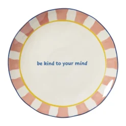Dinerbord - roze - ø25.5x3.5 cm - Happy at Home by Sanny