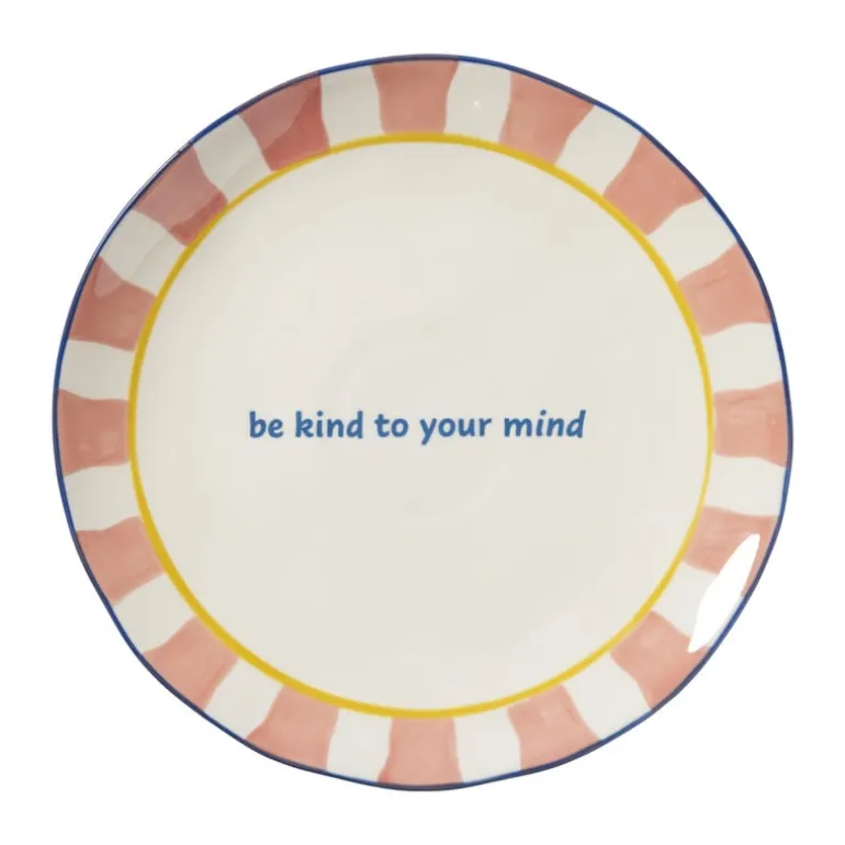 Dinerbord - roze - ø25.5x3.5 cm - Happy at Home by Sanny