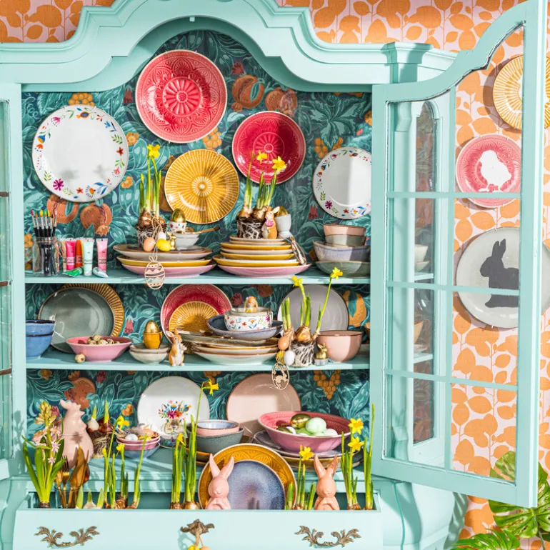 Dinerbord Yasmine - roze - 25.5 cm