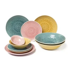 Dinerbord Yasmine - roze - 25.5 cm