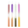 Dinerkaars dipdye - beige/paars - ø2.15x25 cm