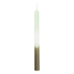 Dinerkaars dipdye - groen/wit - ø2.15x25 cm