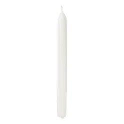 Dinerkaarsen Bolsius box wit - set van 8 - ø2x23 cm