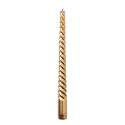 Dinerkaars metallic twist - roségoud - ø2x25 cm