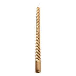 Dinerkaars metallic twist - roségoud - ø2x25 cm