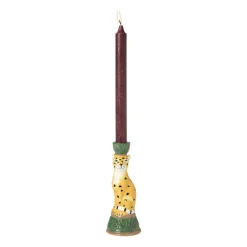 Dinerkaars rustiek - bordeaux rood - ø2x24 cm