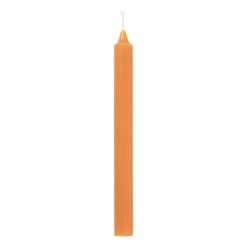 Dinerkaars rustiek - oranje - ø2x24 cm