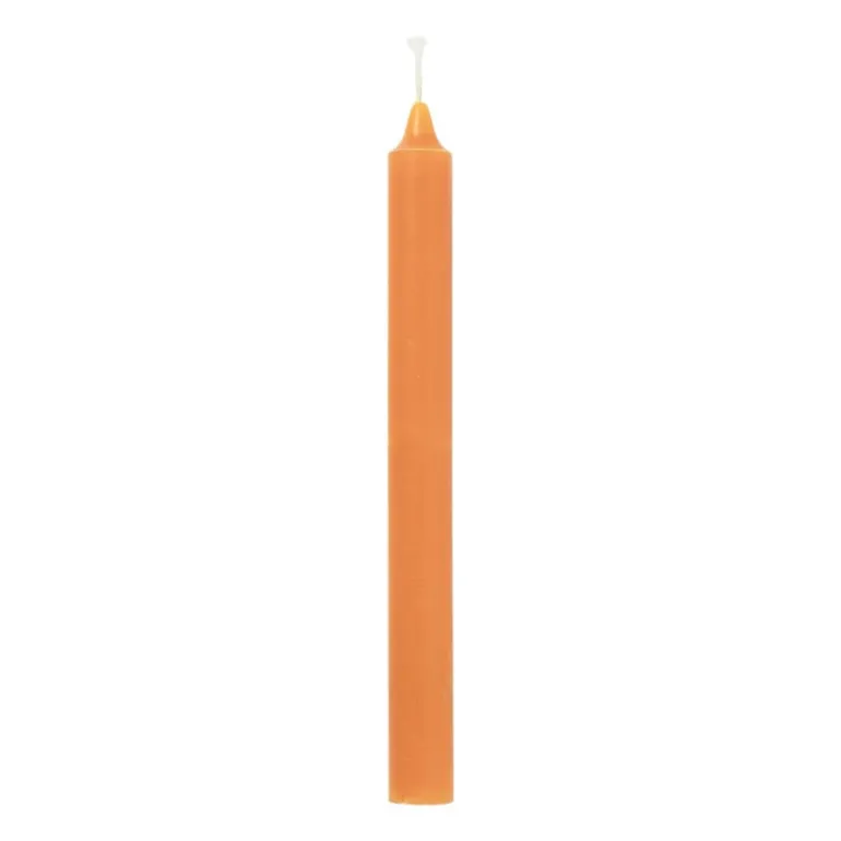 Dinerkaars rustiek - oranje - ø2x24 cm
