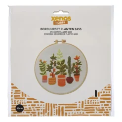 DIY borduursetje planten - diverse varianten