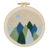 DIY punchnaald set landschap - diverse varianten