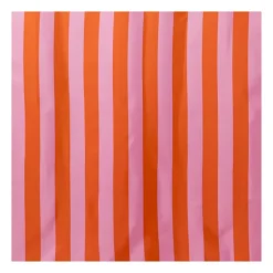 Douchegordijn gestreept - roze/oranje - 180x200 cm