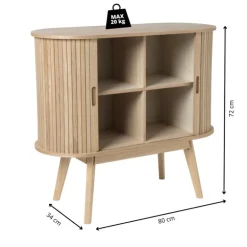 Dressoir Uppsala - naturel - 72x80x34 cm