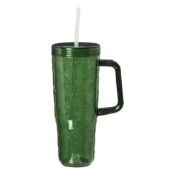 Drinkbeker met handvat - groen -